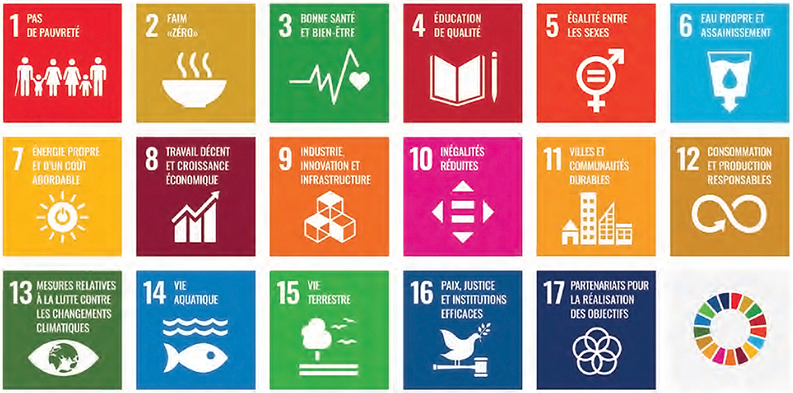 17 objectifs de développement durable